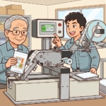 手貼りからパウチラベラーへ！作業改善例